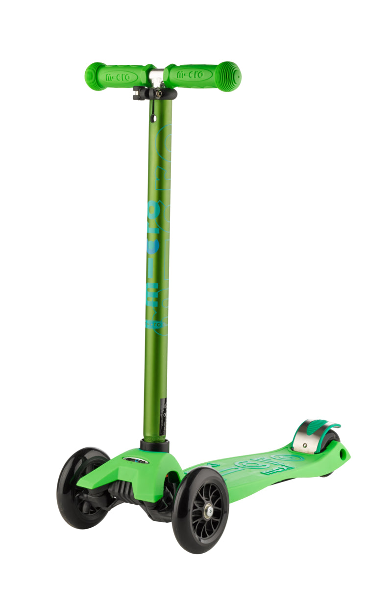 Maxi Micro Deluxe - Green - 3-Wheeled Scooter for Kids, Ages 5-12