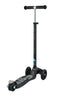 Maxi Micro Deluxe - Black/Grey - 3-Wheeled Scooter for Kids, Ages 5-12