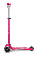 Maxi Micro Deluxe Pro LED - Pink - 3-Wheeled Scooter for Kids, Ages 5-12