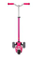 Maxi Micro Deluxe Pro LED - Pink - 3-Wheeled Scooter for Kids, Ages 5-12