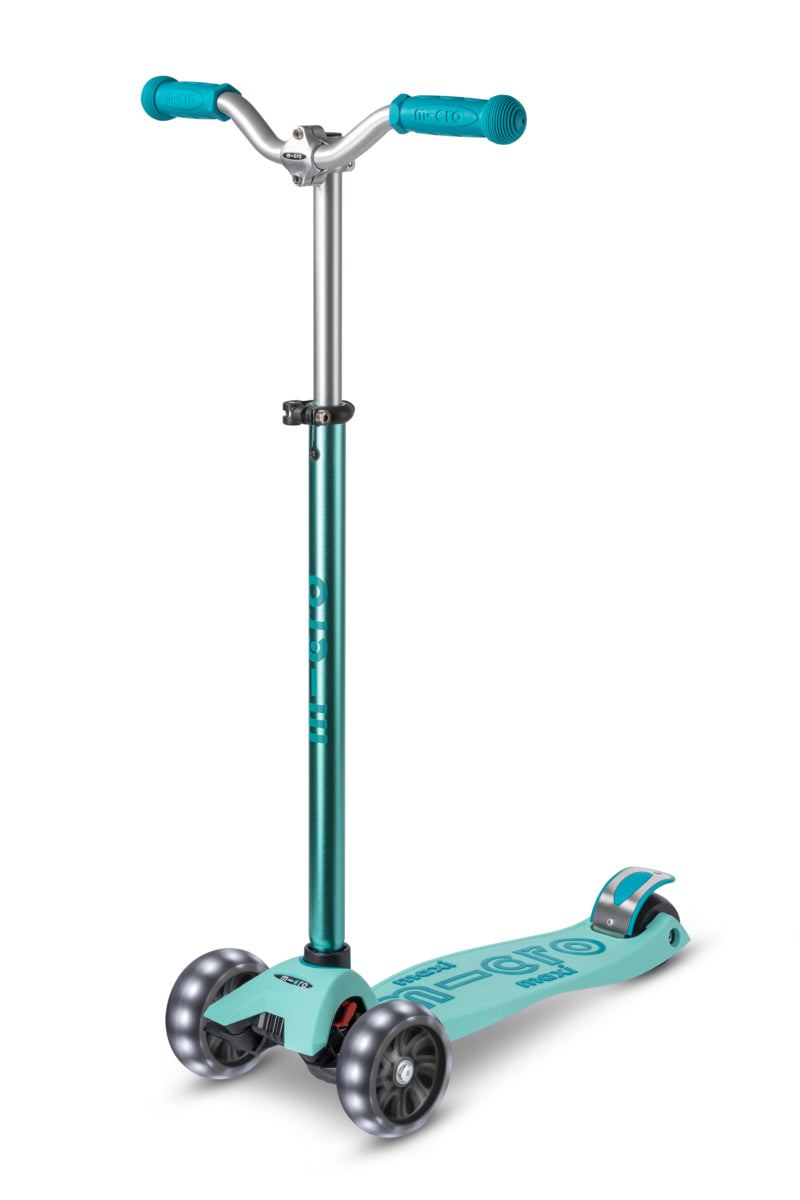 Maxi Micro Deluxe Pro - Vibrant Blue - 3-Wheeled Scooter for Kids, Ages 5-12