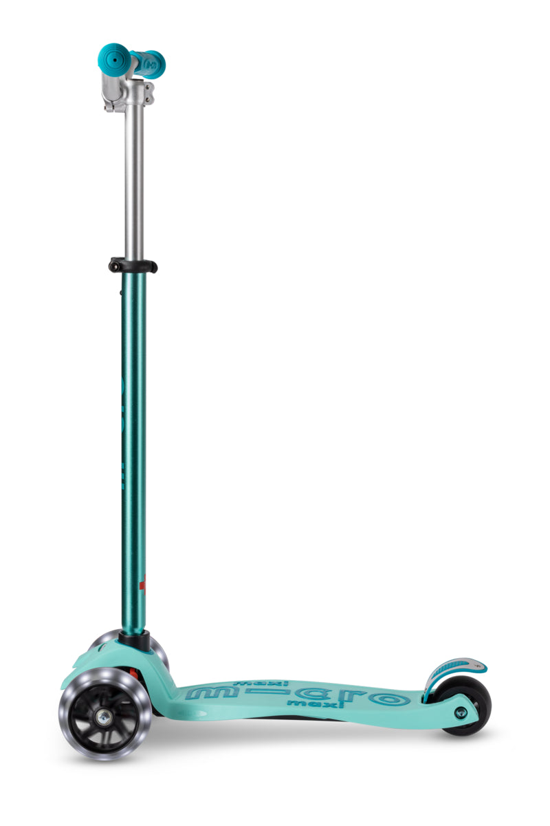 Maxi Micro Deluxe Pro - Vibrant Blue - 3-Wheeled Scooter for Kids, Ages 5-12