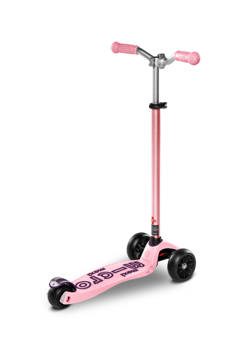 Maxi Micro Deluxe Pro - Rose - 3-Wheeled Scooter for Kids, Ages 5-12