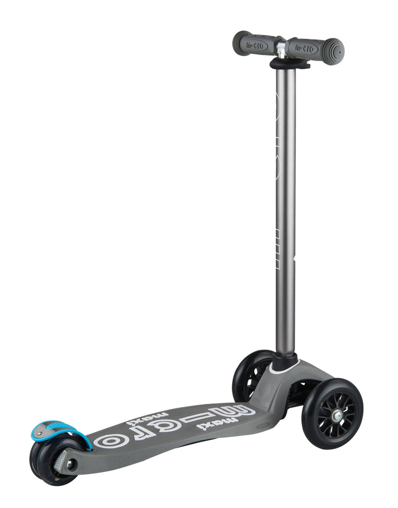 Maxi Micro Deluxe - Volcano Grey - 3-Wheeled Scooter for Kids, Ages 5-12