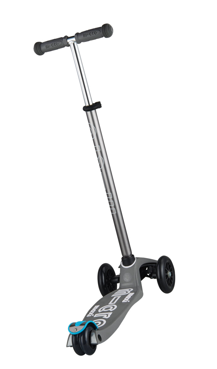 Maxi Micro Deluxe - Volcano Grey - 3-Wheeled Scooter for Kids, Ages 5-12