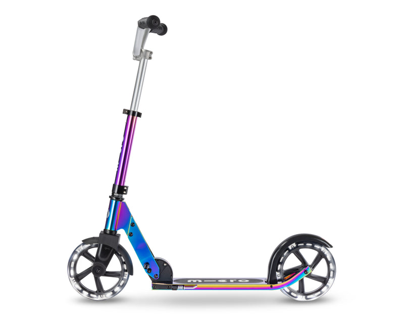 Micro Cruiser Scooter - LED Neochrome - 2-Wheeled Scooter for Kids and Teens