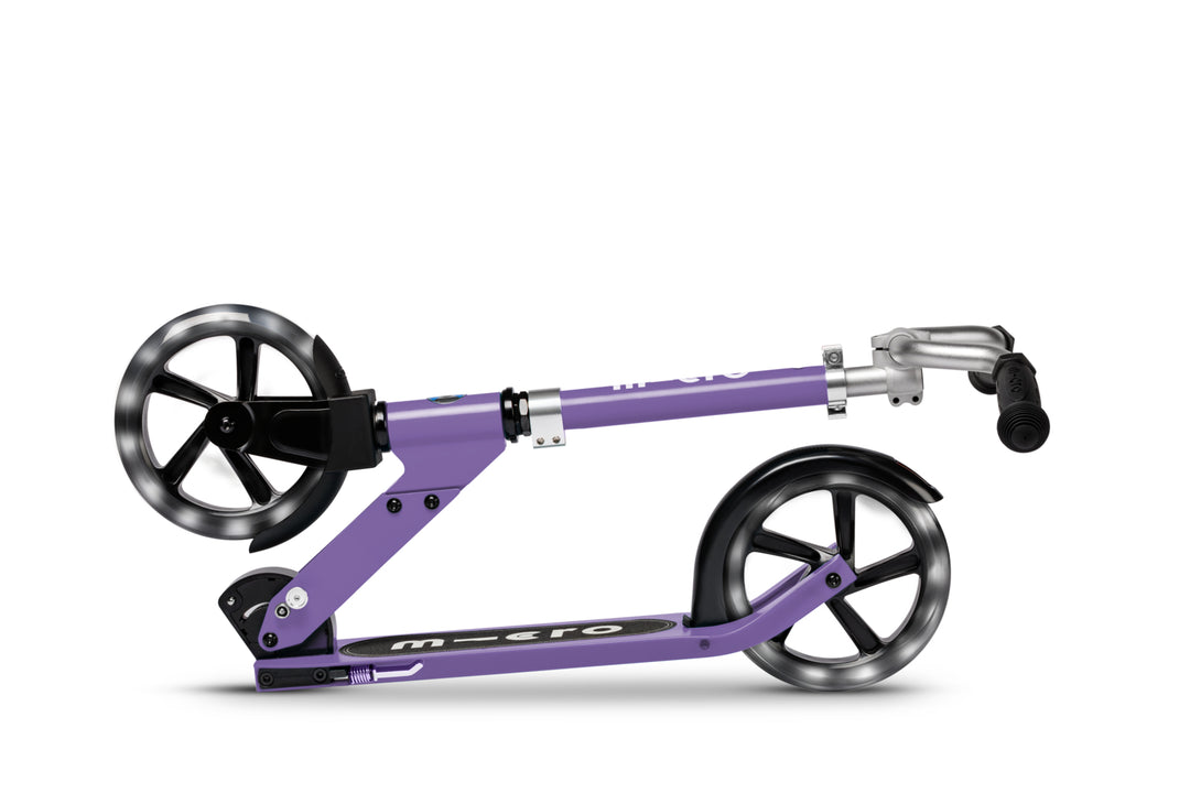 Micro Cruiser Scooter - LED Purple - 2-Wheeled Scooter for Kids and Teens