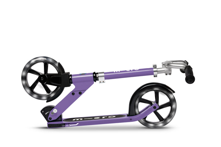 Micro Cruiser Scooter - LED Purple - 2-Wheeled Scooter for Kids and Teens