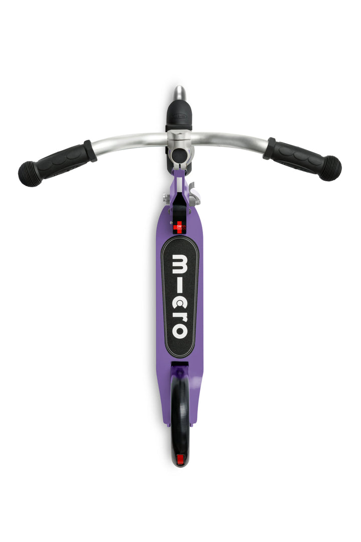 Micro Cruiser Scooter - LED Purple - 2-Wheeled Scooter for Kids and Teens