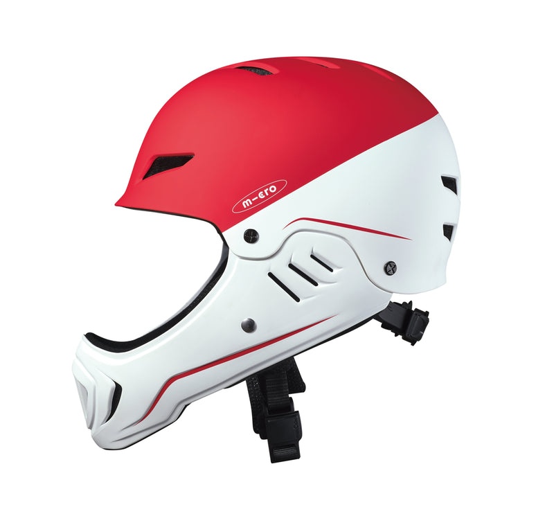 Micro Racing Helmet - White/Red