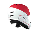 Micro Racing Helmet - White/Red (Small: 50-54cm)