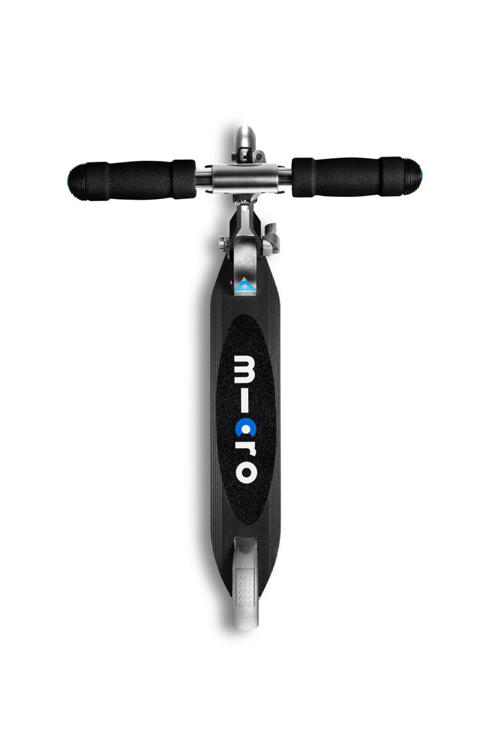 Micro Sprite Scooter - LED Wheels - Black - 2-Wheeled Scooter for Kids and Teens