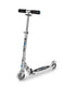 Micro Sprite Scooter - LED Wheels - Silver - 2-Wheeled Scooter for Kids and Teens