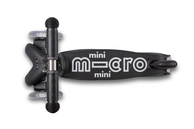 Mini Micro Deluxe - Eco Black - 3-Wheeled Scooter for Kids, Ages 2-5