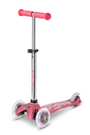 Mini Micro Deluxe - LED Wheels - Fairy Glitter Pink - 3-Wheeled Scooter for Kids, Ages 2-5