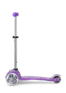 Mini Micro Deluxe - LED Wheels - Fairy Glitter Purple - 3-Wheeled Scooter for Kids, Ages 2-5