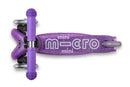 Mini Micro Deluxe - LED Wheels - Fairy Glitter Purple - 3-Wheeled Scooter for Kids, Ages 2-5