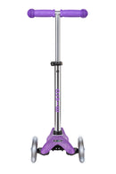 Mini Micro Deluxe - LED Wheels - Fairy Glitter Purple - 3-Wheeled Scooter for Kids, Ages 2-5