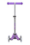 Mini Micro Deluxe - LED Wheels - Fairy Glitter Purple - 3-Wheeled Scooter for Kids, Ages 2-5