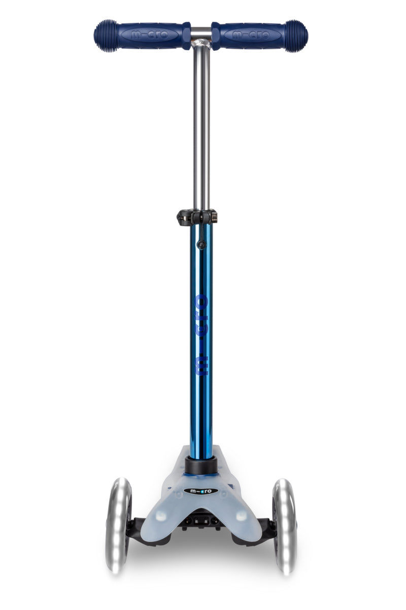 Mini Micro Deluxe Flux LED - Neochrome Navy - 3-Wheeled Scooter for Kids, Ages 2-5