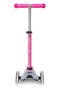 Mini Micro Deluxe Flux LED - Neochrome Pink - 3-Wheeled Scooter for Kids, Ages 2-5