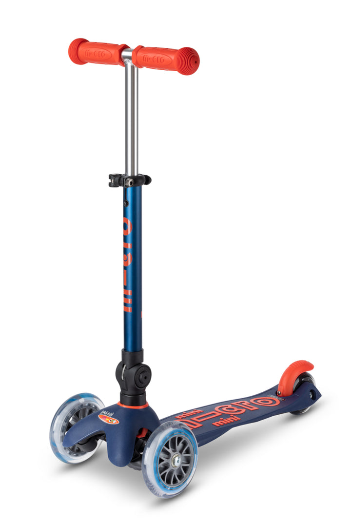Mini Micro Deluxe - Foldable - Navy - 3-Wheeled Scooter for Kids, Ages 2-5