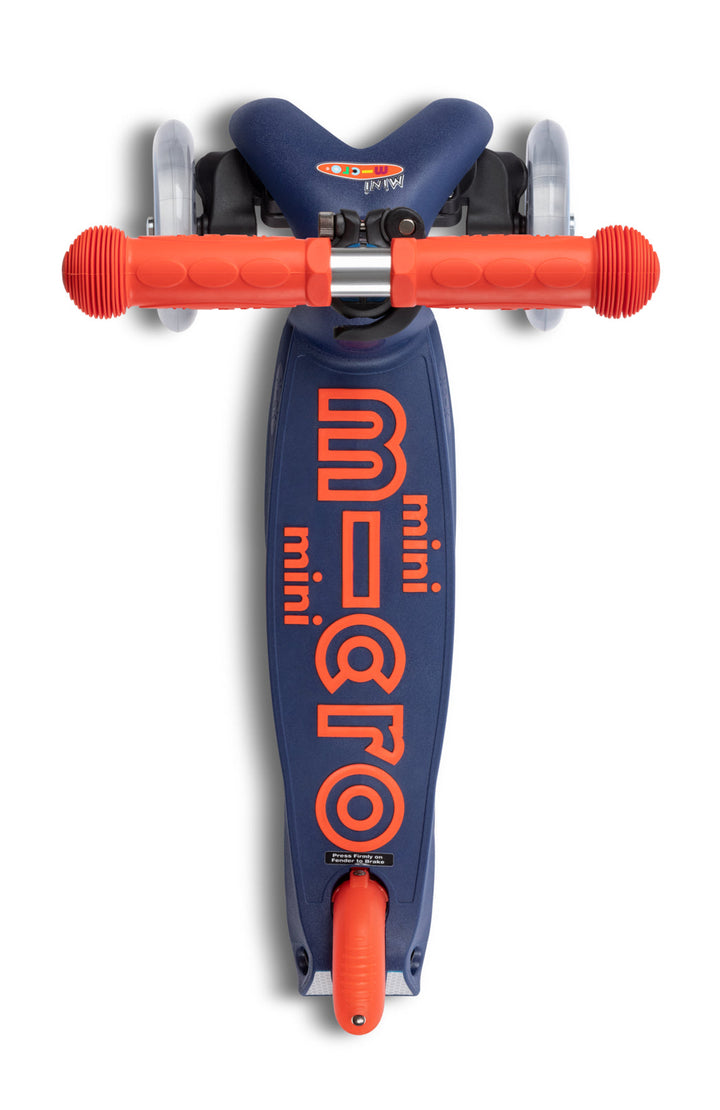 Mini Micro Deluxe - Foldable - Navy - 3-Wheeled Scooter for Kids, Ages 2-5