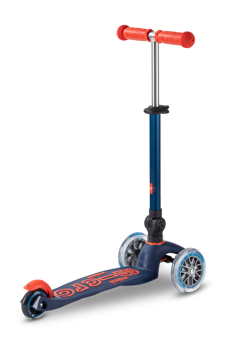 Mini Micro Deluxe - Foldable - Navy - 3-Wheeled Scooter for Kids, Ages 2-5