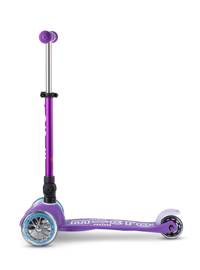 Mini Micro Deluxe - Foldable - Purple - 3-Wheeled Scooter for Kids, Ages 2-5