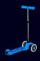 Mini Micro Deluxe Glow LED - Artic Blue - 3-Wheeled Scooter for Kids, Ages 2-5