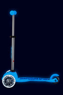 Mini Micro Deluxe Glow LED - Artic Blue - 3-Wheeled Scooter for Kids, Ages 2-5