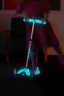 Mini Micro Deluxe Glow LED - Glacier Aqua - 3-Wheeled Scooter for Kids, Ages 2-5