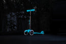 Mini Micro Deluxe Glow LED - Glacier Aqua - 3-Wheeled Scooter for Kids, Ages 2-5