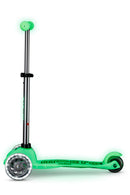 Mini Micro Deluxe Glow LED - Icy Lime - 3-Wheeled Scooter for Kids, Ages 2-5