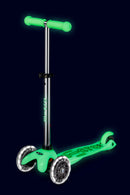 Mini Micro Deluxe Glow LED - Icy Lime - 3-Wheeled Scooter for Kids, Ages 2-5