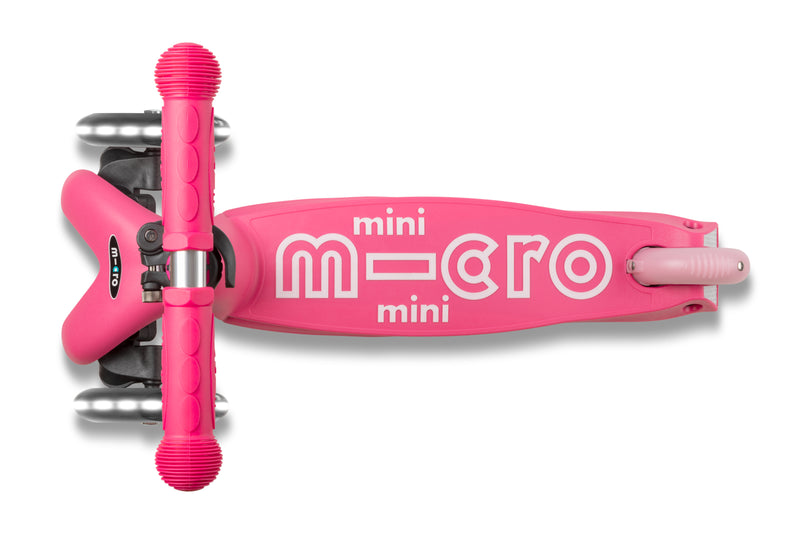 Mini Micro Deluxe - LED Wheels - Pink - 3-Wheeled Scooter for Kids, Ages 2-5