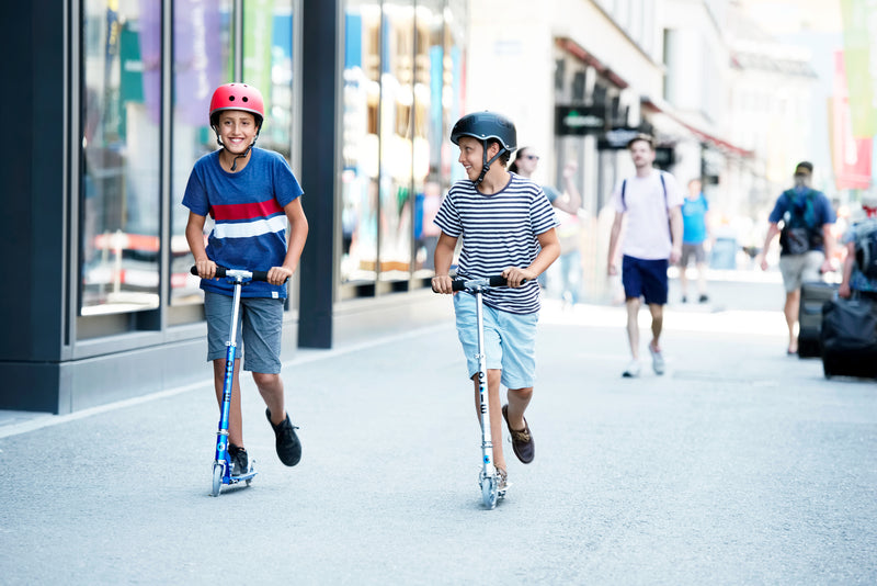 Micro Sprite Scooter - Sapphire Blue - 2-Wheeled Scooter for Kids and Teens