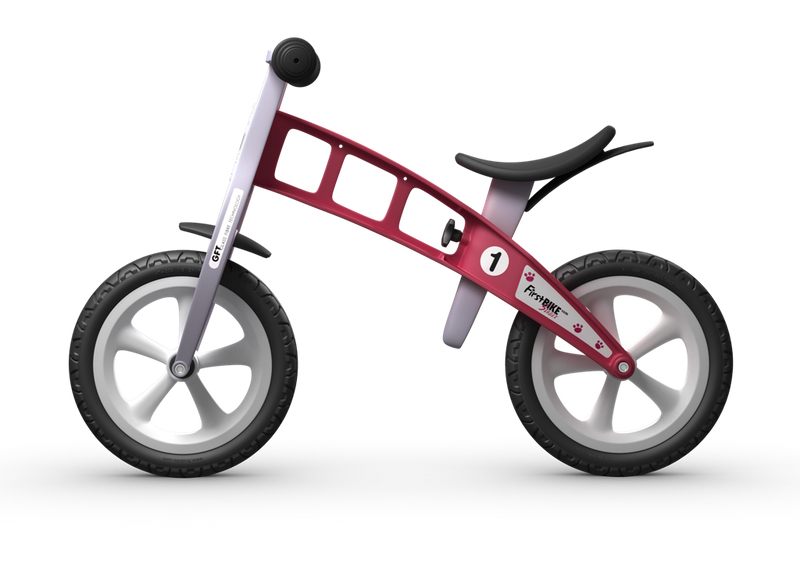 FirstBIKE Basic Red Balance Bike without brake and with solid tyres
