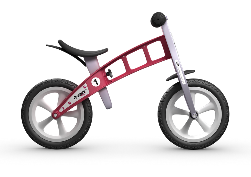 FirstBIKE Basic | Red Balance Bike (without brake and with solid tyres)