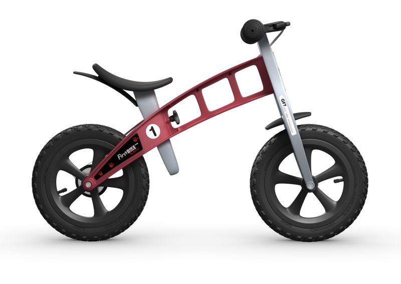 First bike with training top wheels