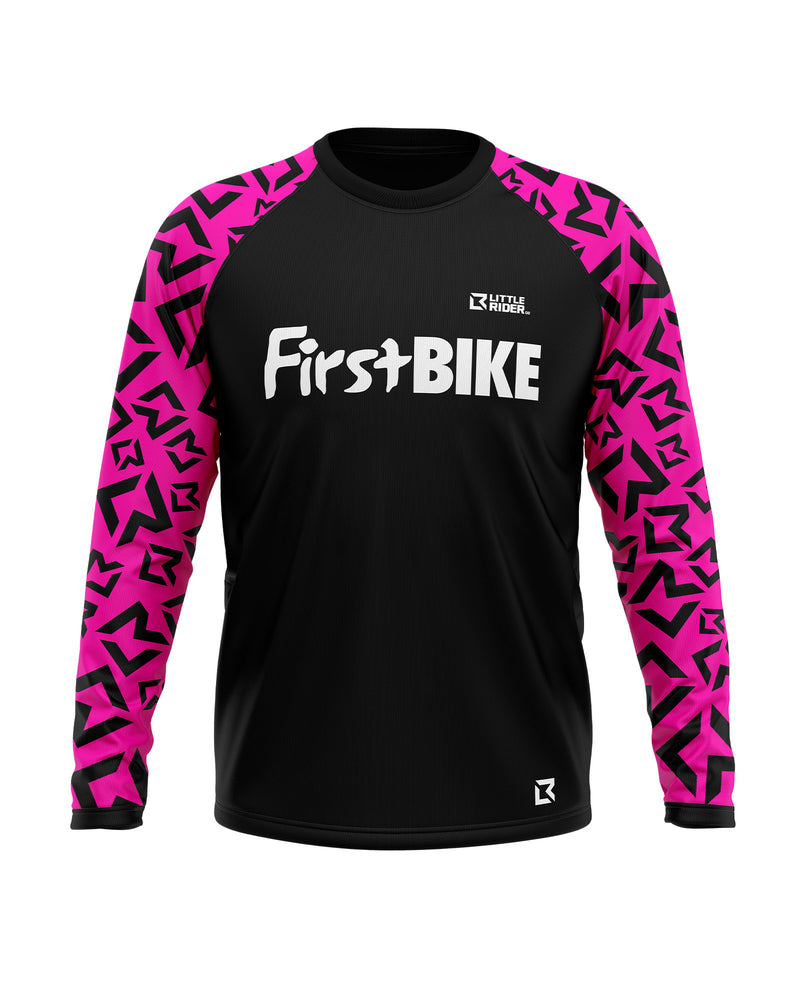 FirstBIKE | Little Rider - Kiddies Technical Jersey - Pink