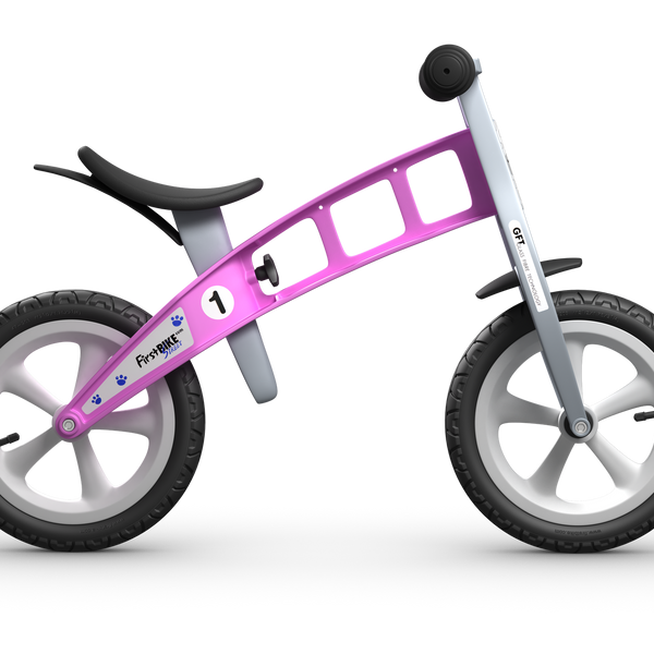 Kids Balance Bike Adaptable Height Lightweight Develops Balance No Training Wheels Model Basic Pink